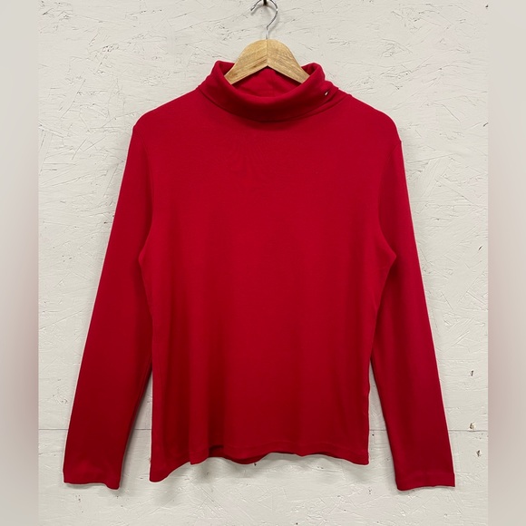 Tommy Hilfiger Tops - NWT Tommy Hilfiger Red Turtleneck Shirt, Size L (See measurements)